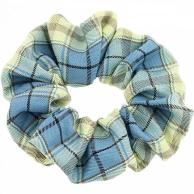 Latest Design Women Elastic Scrunchies Hair Rope Tie Cloth Grid Hair Tie Check